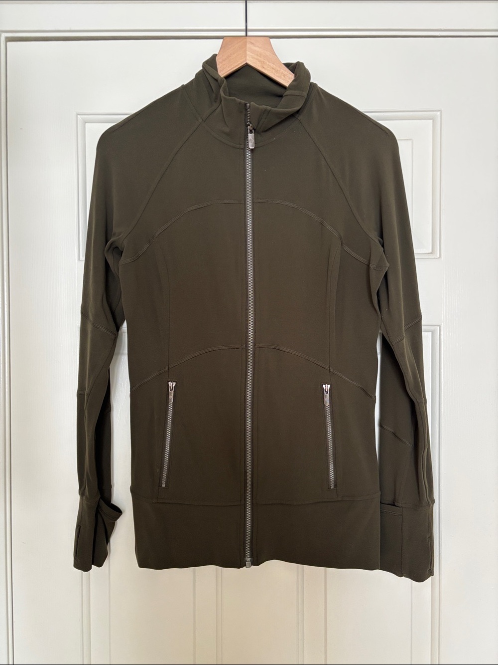 Lululemon Olive Green Jacket - Size 10